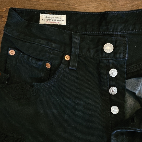 LEVI'S 501 Premium Slouch Shorts, like new size 26 - Picture 12 of 15